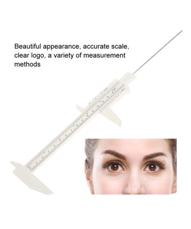Symmetrical Eyebrow Measure Ruler - Plastic Tattoo Makeup Tool - Buy Online on GoSupps.com