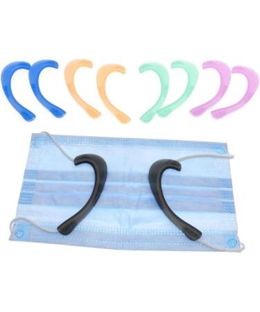 Coolhiya 4 Pairs Mask Cable Hooks | Face Cover & Hearing Protection | Silicone Accessories & Earring Belt Hook for Safety and Comfort - Buy Online on GoSupps.com