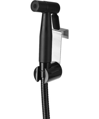 Stainless Steel Black Handheld Bidet Sprayer Kit for Cloth Diapers - International Shipping - Buy Online on GoSupps.com