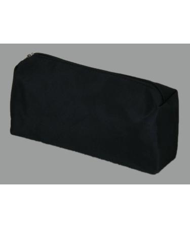 Cosmetic bag bag small toiletry bag make-up bag black plain