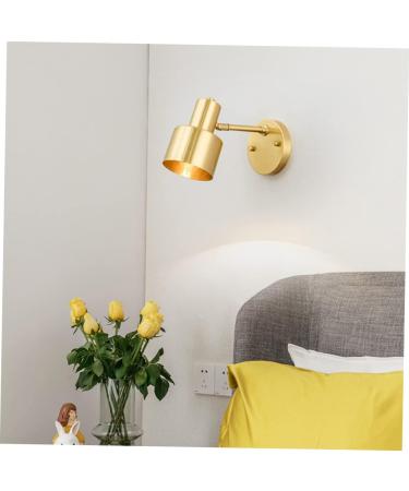 Hemobllo Bedroom Wall Sconce Brass Wall Sconces Brass Sconce Plug in Wall Sconces Wall Lamp European Style Wall Light - Buy Online on GoSupps.com