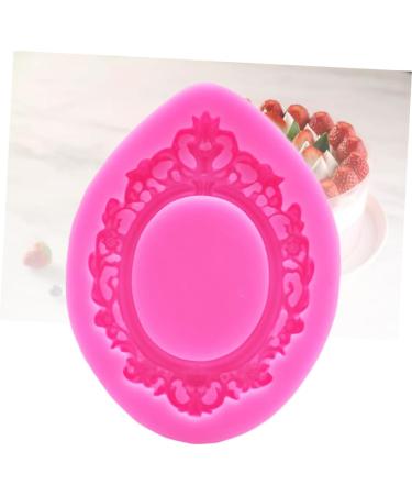 Zerodeko Gummy Moulds Picture Frames Silicone Molds Photo Frame Silicone Baking Mold Silicone Fondant Molds Silicone Cake Mold DIY Baking Molds Vintage Tool Photo Frame Fondant Mold medium Pink - Buy Online on GoSupps.com