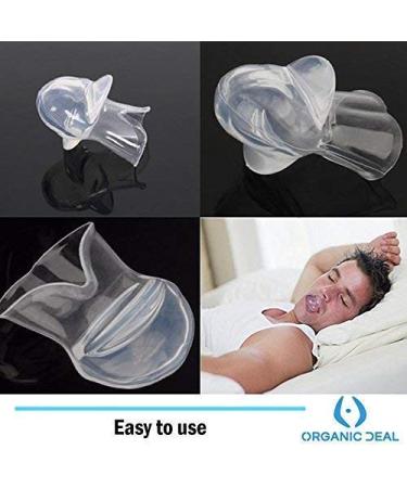 Organic Deal Anti Snore Tongue Retainer - Sleep Aid to Stop Snoring - Effective Snore Stopper Mouth Guard for Women & Men - Buy Online on GoSupps.com