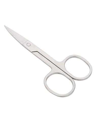 Small Eyerbow Scissors Stainless Steel Facial Hair Grooming Beauty Tool Eyebrows Beard Eyelashes Scissors for Mustache Eyebrow Eyelash Beard Trimming