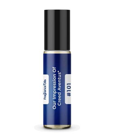 Quality Fragrance Oils' Impression #101 Compatible with Aventus for Men (10ml Roll On) Aventus for Men Impression 0.34 Fl Oz (Pack of 1)