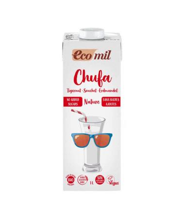 Ecomil - Boisson chufa (souchet) bio ss sucre 1l ecomil