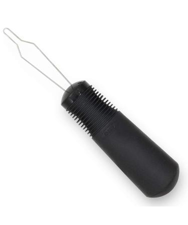 OXO Good Grips Button Hook Dressing Aid Easily Buttons Dress Shirts, Sweaters or Dresses. Comfortable Built Up Handle for Arthritis, Neuropathy, Carpal Tunnel, Limited Dexterity, Parkinson s, Seniors