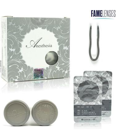 Anesthesia Colored Contact Lenses - Fonesta Bright Green Dioptria -0.00 | Monthly Strongly Covering Lenses for Dark Eyes - Buy Online on GoSupps.com