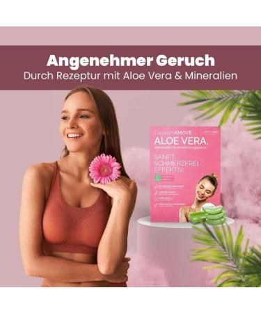 Capillum Amove Aloe Vera 4 x 300 g premium hair removal cream for women gentle hair removal powder for women painless shower intimate hair removal cream without additives with neutral scent - Buy Online on GoSupps.com