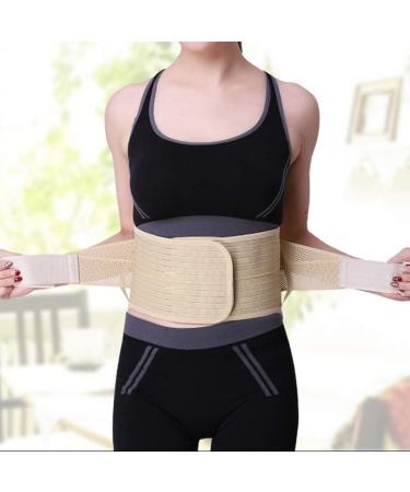 Self-Warming Magnetic Waist Protection Belts for Men & Women | Steel Plate Lumbar Support | Beige Waist & Abdominal Support for Healthcare - Buy Online on GoSupps.com