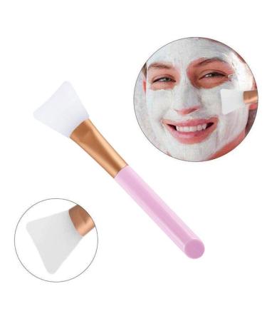 Silicone Facial Mask Brush - Dual-Use Applicator for Mud Clay & DIY Masks | Soft Head & Scraper - Ideal Beauty Tool for Sleeping Masks & Body Butter - Buy Online on GoSupps.com