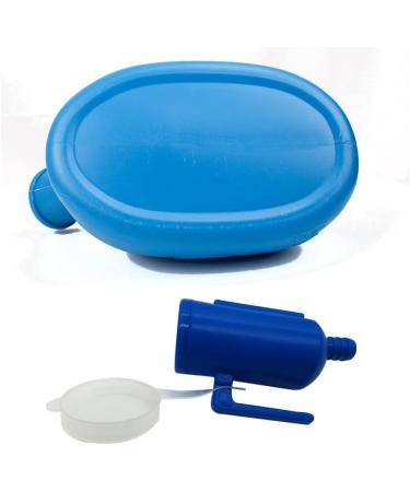 Portable Urinal for Women - 2000ML - Ideal for Hospital, Camping, Travel - Emergency Pee Bottle (Blue) - Buy Online on GoSupps.com