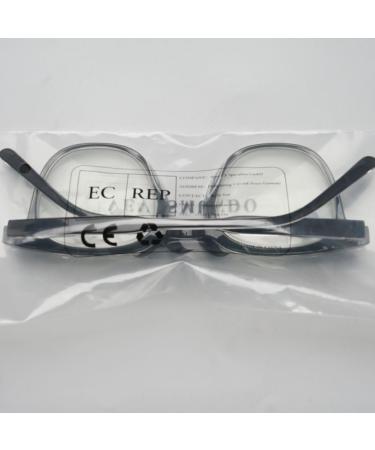 Vevesmundo Anti Blue Light Retro Reading Glasses - Black +1.0 to +4.0 - International Shipping - Buy Online on GoSupps.com