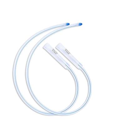 Foret Silicone Enema Replacement Tips Set of 2 - Most Comfortable Soft Thin Tip | Best for Health + Detox Colonic Cleanse | Gerson Institute Recommended | Non-Toxic Medical Grade Silicone Colon Tubes