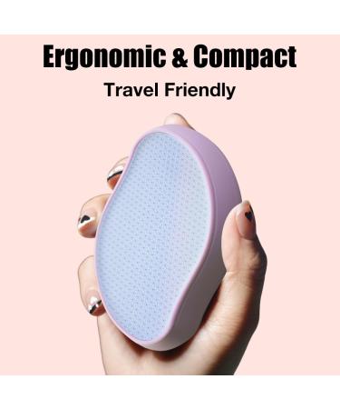 Premium Crystal Hair Eraser & Natural Remover for Women | Painless Exfoliation & Efficient Lady Shaver in Pastel Purple - Buy Online on GoSupps.com