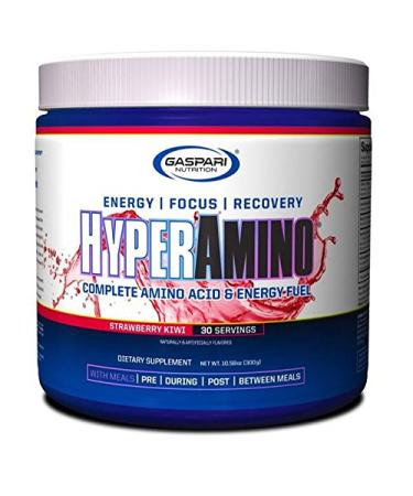 Gaspari Nutrition HYPERAMINO Complete Amino Acid & Energy Fuel Strawberry Kiwi 10.58 oz (300 g)