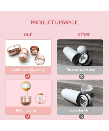 Portable Oil-absorbing Volcanic Roller Facial Oil Remove Oily Skin Control Roller Storage Rack - Buy Online on GoSupps.com