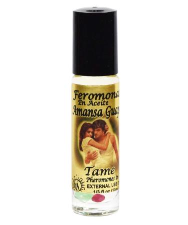 1 PIECE TAME/AMANSA GUAPO PHEROMONE OIL ROLL-ON BOTTLE 1/3 OZ 10ML TAME 1