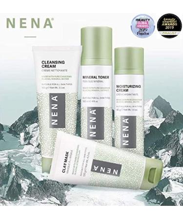 NENA Natural Skincare Kit | 4-Piece Essentials for All Skin Types | EWG Verified Cruelty Free & Vegan - Shop Now - Buy Online on GoSupps.com