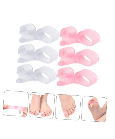 FRCOLOR 48 Pcs Double Hole Splitter & Bunion Correctors - Orthopedic Splint Pads for Adults | Correct Crooked Toes & Bunions | 5.6x2cm - Buy Online on GoSupps.com
