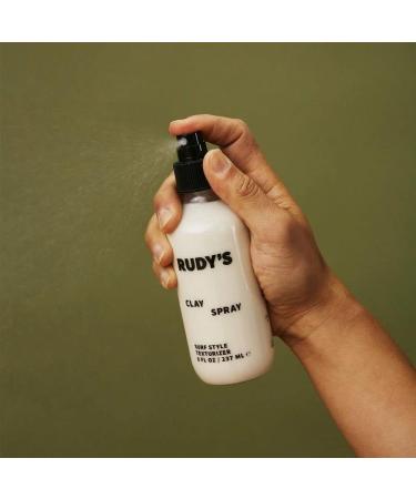 RUDY's Clay Spray - Hair Texturizer with Sea Salt - Paraben Free - For Fullness and Body (8 fl oz) 8 Fl Oz (Pack of 1) - Buy Online on GoSupps.com
