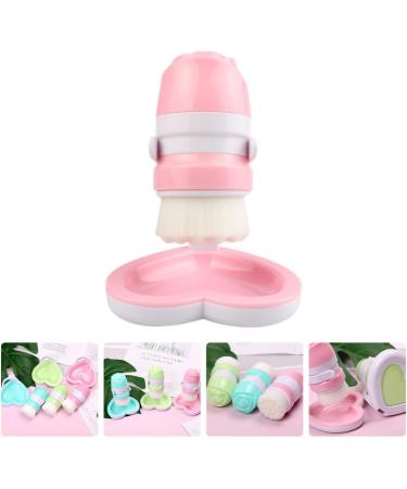 POPETPOP 1PC face Brush Silicone scrubbers face for Women face Scrubber for Women Cleansing Facial Brush face Silicone Scrubber Facial Brush Manual Miss Fiber Wool loofah Simple 11x8cm Pink - Buy Online on GoSupps.com