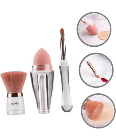 Ipetboom Powder Brush Makeup Brush Cosmetics Supply Ladies Suits Women Makeup Supplies Liquid Blush Brush Foundation Brush for Powder Makeup Beauty Kit Acrylic Travel Rojas 4 in 1 - Buy Online on GoSupps.com