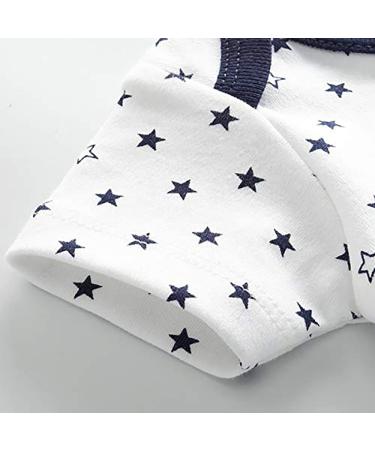 Chamie Newborn Baby 10-Piece Clothing Set - Short-Sleeved Bodysuits, Pants, Vests in Pure Cotton - Navy Blue - Unisex - Sizes 0-12M - Buy Online on GoSupps.com