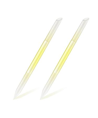 Bezox 2 pieces of nail shaver made of glass-manicity stick with two ends-Premium manicure engineer made of glass-fingertips to cornea and dry skin nail former yellow - Buy Online on GoSupps.com