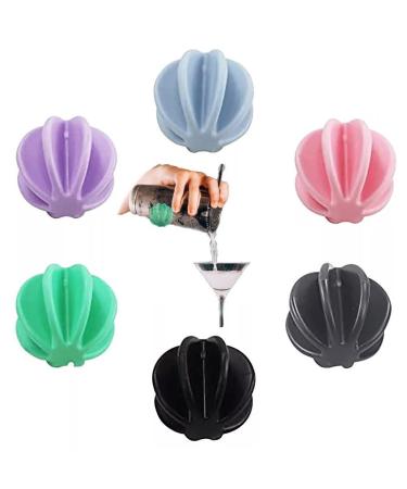 Milkshake Prot ine Shaker Balls 6pcs 1.77inch Plastique M lange Boule De M lange Color Fouet Shaker Boules pour Prot ines Shaker Bouteille M langeurs