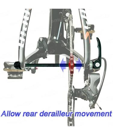 SaBlue Float-On Axle Bike Chain Keeper (Red) - Dummy Sleeping Hub Tool for Bicycle Cleaning & Transporting | Chain Keeper A01 - Buy Online on GoSupps.com