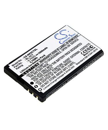 JRINK Replacement for Battery BL-5CT 6700 Classic Illuvial 6730 6730 Classic C3-01 C5 C5-00 C6-01