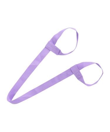 Weiyiroty Yogamatt Fearing Straight - Portable Soft Adjustable Yoga State Geaste Yoga Mat Sling Yoga mat belt for the sports fitness studio All mat greats (violet)