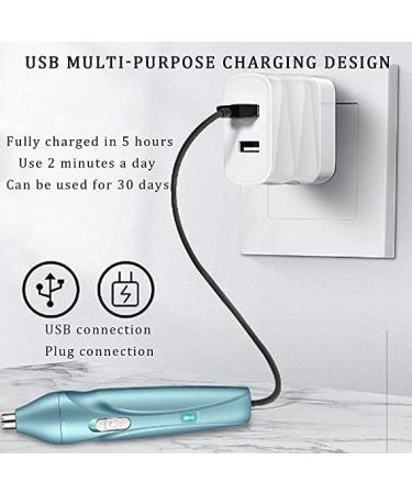 USB Rechargeable Ear & Nose Hair Trimmer - Professional Painless Grooming Kit for Men & Women | Easy to Use & Clean - Buy Online on GoSupps.com