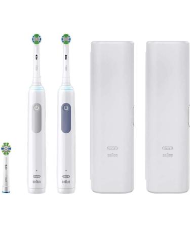 Oral-B Smart Clean 360 Rechargeable Toothbrushes 2 Pack - Best Electric Toothbrush Set - Buy Online on GoSupps.com