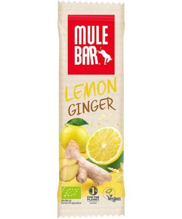 Mulebar 15 energy bars Sport Bio and Vegan Flavor lemon ginger 40 g LemonGingerGuarana - Buy Online on GoSupps.com