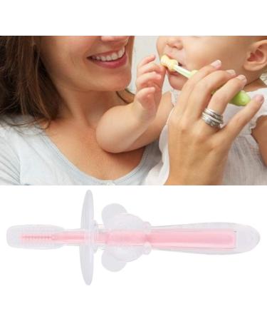 Kids Teething Toys for Toddlers - Soft Silicone Teether for 0-2 Years (Pink Rose) | Gum Care Essentials - Buy Online on GoSupps.com
