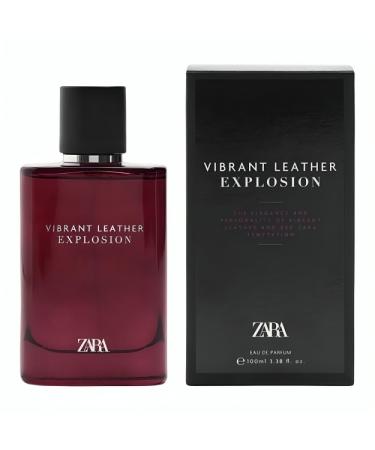 Zara Vibrant Leather Explosion Cologne for Men EDP Eau De Parfum 100 ML (3.38 FL OZ)