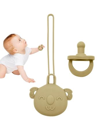 TioHeam Pacifier Holder Clip Set | Safe & Easy to Clean Schnulleretui for Travel Picnic Camping & Shopping - Perfect Baby Accessory - Buy Online on GoSupps.com