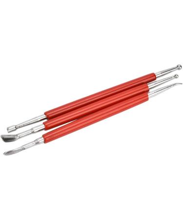 Zerodis 8Pcs Leather Carving Craft Kit - Manual Carving Stylus Dotting Tools Set for Embossing & Spoon Carving - Buy Online on GoSupps.com