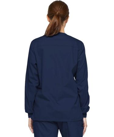 Dickies EDS Signature Women's Scrubs Jacket - Snap Front - Small - Navy - Buy Online on GoSupps.com