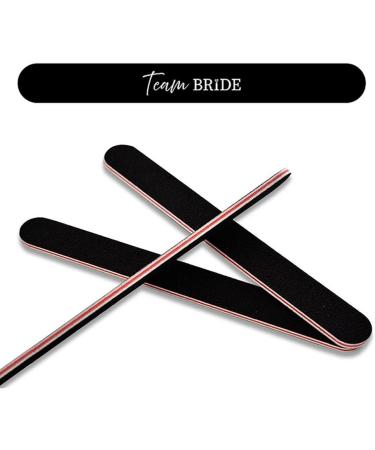 10 x Team Bride Nail Files - Hen Party Favour Gifts - Double Sided Emery Board by TRIXES - Buy Online on GoSupps.com