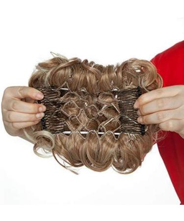 SEGO Hair Extensions - Light Brown to Bleached Blonde Hairpiece Bun for Effortless Updos | Real Hair Hair Tie - Buy Online on GoSupps.com