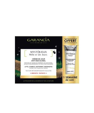 Garancia Myst rieux Mille et Un Jours Global Anti-Ageing Day Cream 30ml + Repulpant 5ml Free