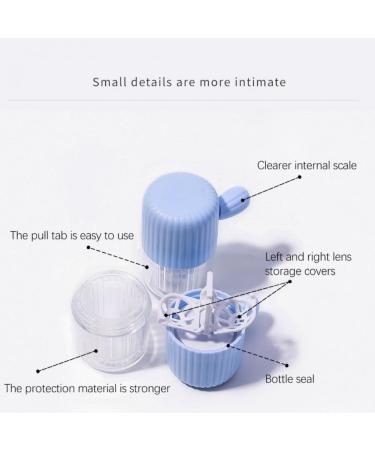 Tossper Manual Contact Lens Storage Container & Cleaner | 1PC Washer Holder for All Lens Colors - Buy Online on GoSupps.com