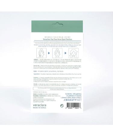 Buy Tea Tree Acne Spot Patches - Salicylic Acid Treatment for Blemishes | 105 Count | Fast International Shipping - Buy Online on GoSupps.com