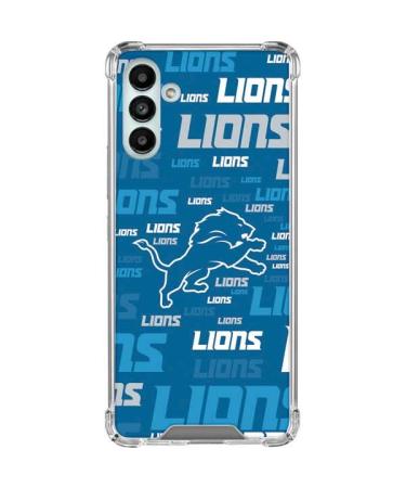 Skinit Clear Phone Case Compatible with Samsung Galaxy A13 5G - Officially Licensed NFL Detroit Lions - Blast Alternate Design