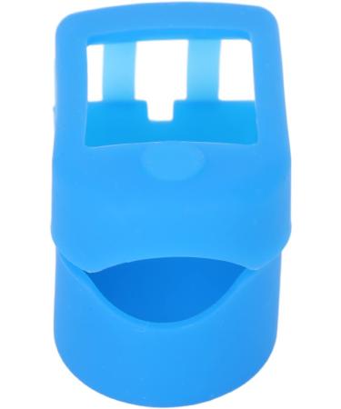 High-Quality Silicone Fingertip Pulse Cover - Compact & Flexible - Ideal for Home & Travel (Blue) | International Shipping Available - Buy Online on GoSupps.com