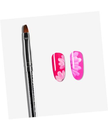 Ipetboom 1 Set Nail Painting Tools Powder Nail Brush Hair Bristles Nail Brush Round Flat Nail Brush Acrylic Nail Brush Glitter Manicure Pens Nails Brush Nail Art Pen Pull Wire Sector - Buy Online on GoSupps.com
