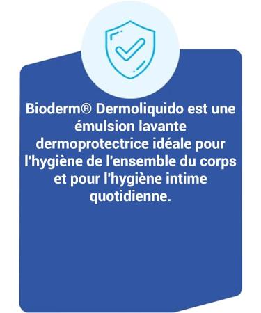 Farmoderm Srl Bioderm Dermoliquido Dermoprotective shower gel for sensitive skin Baby bath gel Suitable for daily intimate hygiene of women and men Parabenfree Ideal for seniors 1000 ml - Buy Online on GoSupps.com